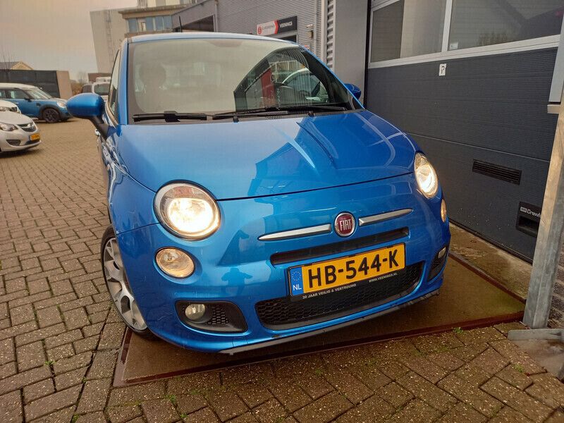 Occasion Fiat 500S Sport 82 PK (60 kW) 2015 Blauw, metallic lak Hatchback