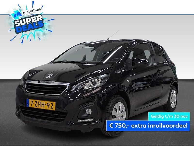 Zwart Gebruikt 2015 Peugeot 108 Active Hatchback | € 6.940 (Eerlijke prijs) - Afbeelding 1/4