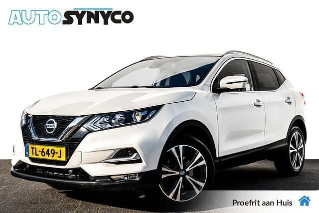 Wit Gebruikt 2018 Nissan Qashqai N-Connecta SUV | € 14.900 (Eerlijke prijs) - Afbeelding 1/4