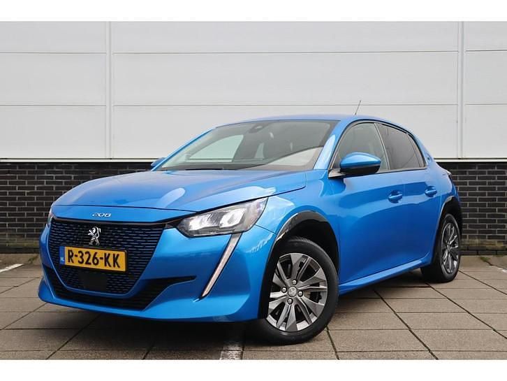 Blauw Gebruikt 2020 Peugeot e-208 Allure Hatchback | € 15.495 (Eerlijke prijs) - Afbeelding 1/4