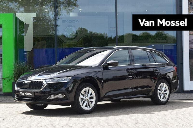 Zwart Nieuw 2024 Skoda Octavia Business Line Stationwagen | € 36.890 (Eerlijke prijs) - Afbeelding 1/4
