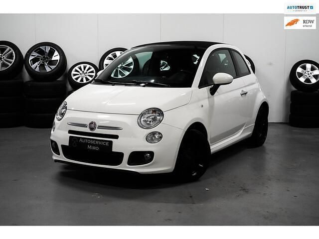 Wit Occasion 2014 Fiat 500C Lounge Cabriolet | € 6.250 (Eerlijke prijs) - Afbeelding 1/4