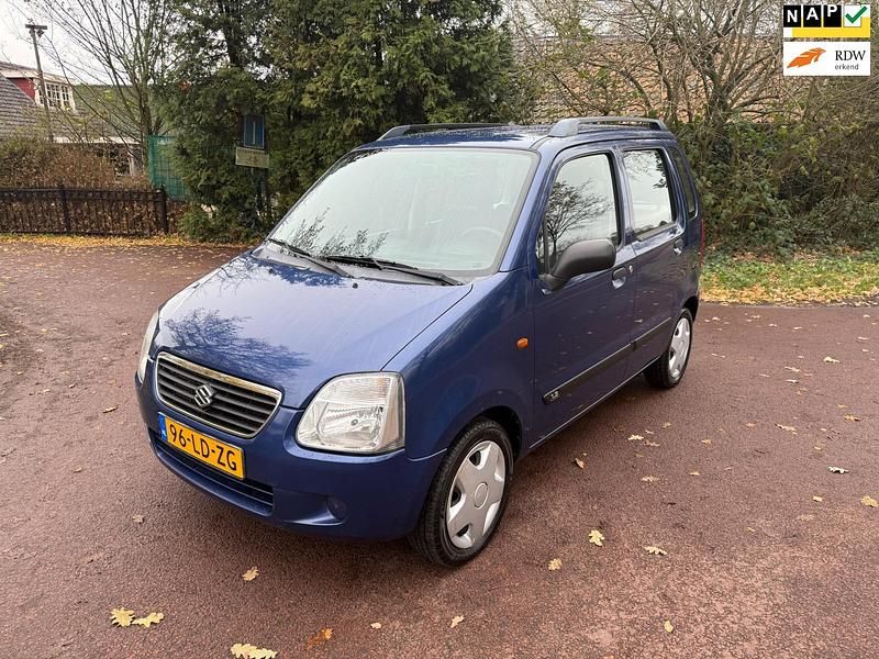 Blauw Gebruikt 2002 Suzuki Wagon R+ GLS MPV | € 1.095 (Goede deal) - Afbeelding 1/4