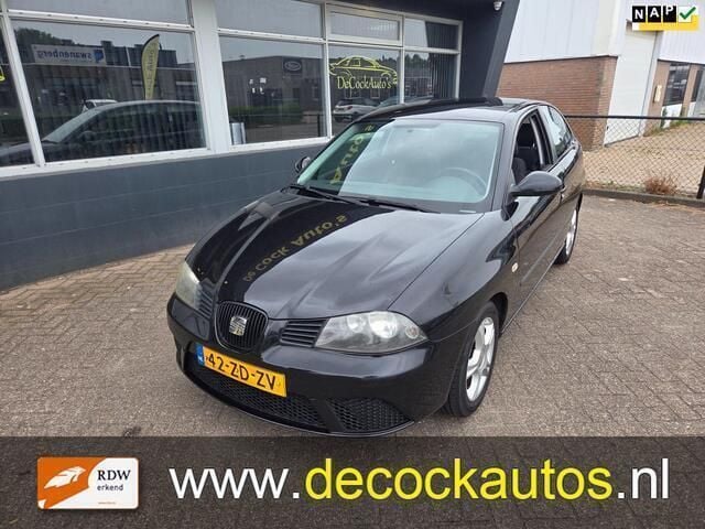 Zwart, metallic lak Gebruikt 2008 Seat Ibiza Hatchback | € 1.799 (Eerlijke prijs) - Afbeelding 1/4