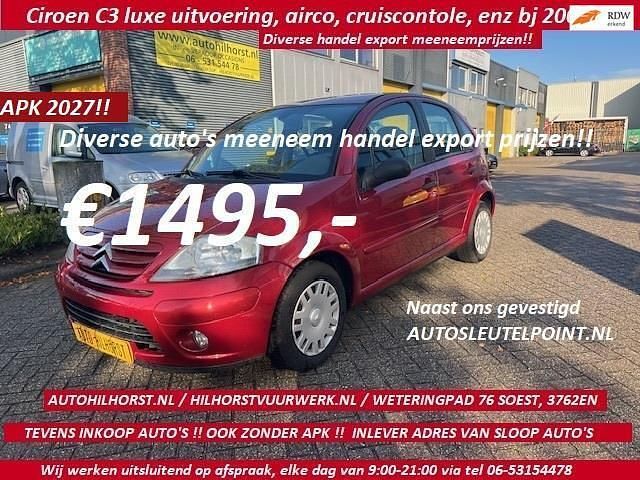 Rood (metallic) Occasion 2007 Citroën C3 Hatchback | € 1.499 (Goede deal) - Afbeelding 1/3