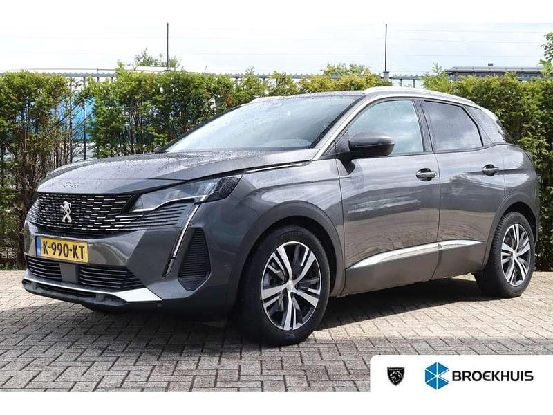 Grijs Gebruikt 2021 Peugeot 3008 Allure SUV | € 25.900 (Eerlijke prijs) - Afbeelding 1/4