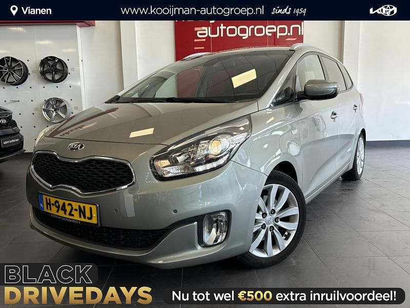 Grijs Gebruikt 2016 Kia Carens MPV | € 15.950 (Eerlijke prijs) - Afbeelding 1/4