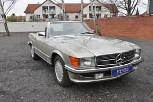 Zilverrauchsilber Gebruikt 1986 Mercedes SL500 Cabriolet | € 51.900 - Afbeelding 1/4
