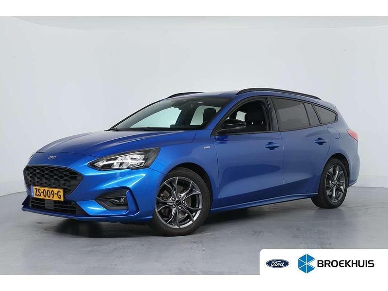 Blauw Gebruikt 2019 Ford Focus ST-Line Stationwagen | € 18.900 (Eerlijke prijs) - Afbeelding 1/3