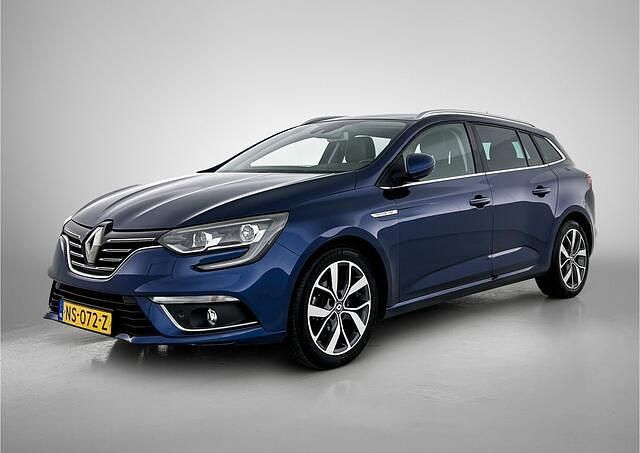 Blauw Gebruikt 2017 Renault Mégane GrandTour Bose Edition Stationwagen | € 12.999 (Eerlijke prijs) - Afbeelding 1/4