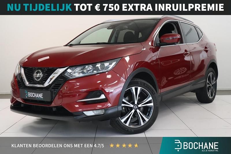 Rood Gebruikt 2020 Nissan Qashqai N-Connecta SUV | € 21.635 (Eerlijke prijs) - Afbeelding 1/4