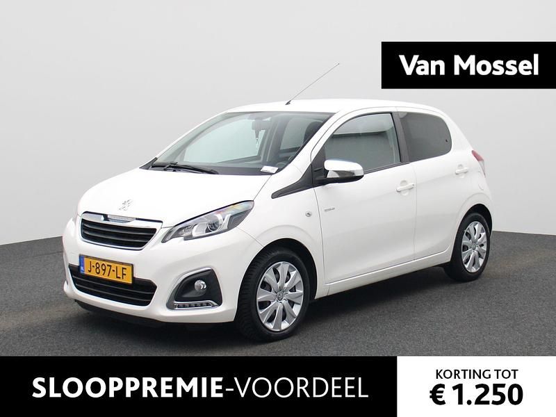 Wit Gebruikt 2020 Peugeot 108 Style Hatchback | € 9.900 (Eerlijke prijs) - Afbeelding 1/4