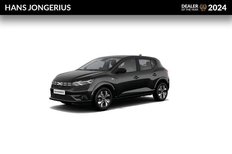 Zwart Nieuw 2025 Dacia Sandero Journey Hatchback | € 23.400 (Eerlijke prijs) - Afbeelding 1/4