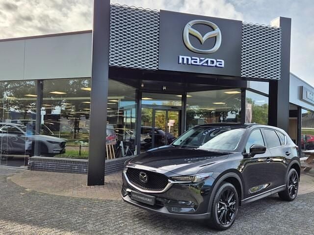 Jet black Gebruikt 2021 Mazda CX-5 Sportive SUV | € 32.950 (Eerlijke prijs) - Afbeelding 1/4