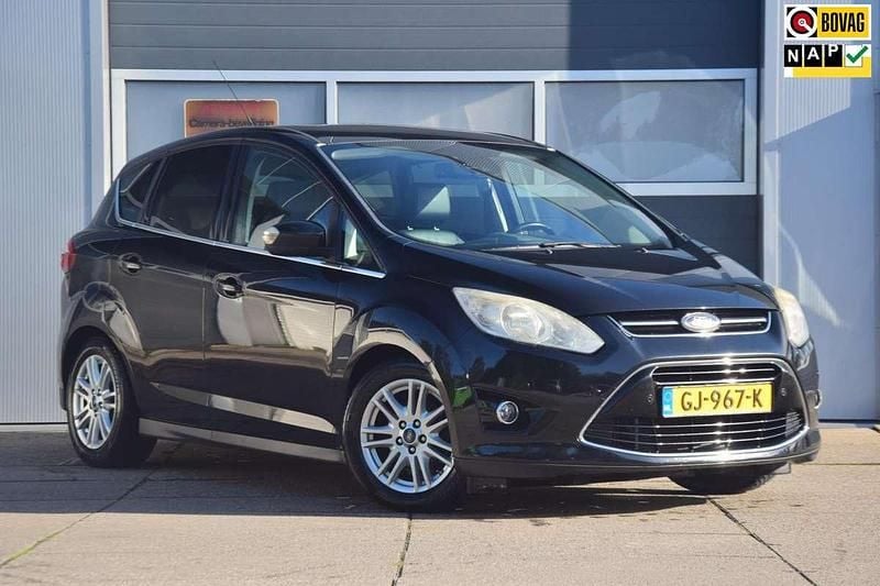 Zwart Gebruikt 2014 Ford C-MAX Titanium MPV | € 6.745 (Eerlijke prijs) - Afbeelding 1/4