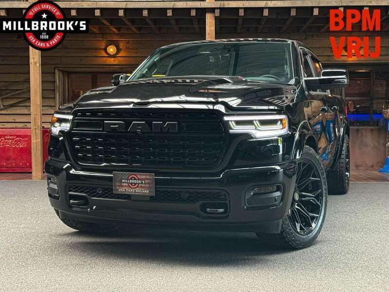Zwart Nieuw 2024 Dodge Ram Limited Pickup | € 109.950 - Afbeelding 1/4
