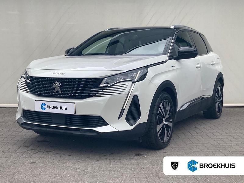 Wit Gebruikt 2021 Peugeot 3008 Allure SUV | € 24.945 (Goede deal) - Afbeelding 1/4