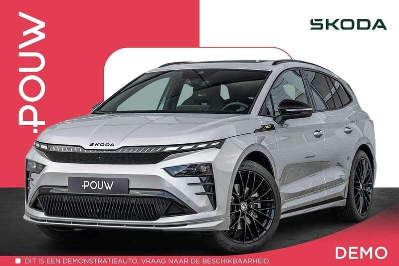 Grijs Gebruikt 2025 Skoda Enyaq iV RS SUV | € 54.900 - Afbeelding 1/4