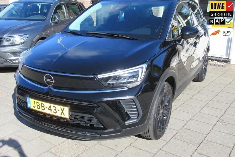 Zwart Gebruikt 2022 Opel Crossland Elegance SUV | € 19.490 (Eerlijke prijs) - Afbeelding 1/4