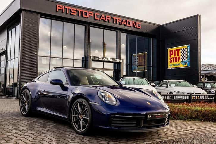 Blauw, metallic lak Gebruikt 2019 Porsche 911 Carrera Coupé | € 108.450 (Eerlijke prijs) - Afbeelding 1/4