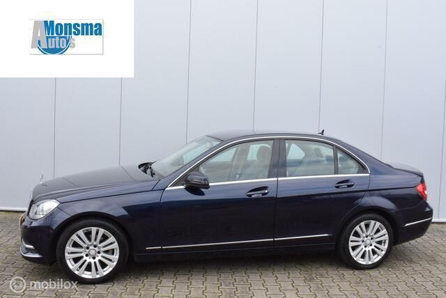 Blauw Gebruikt 2013 Mercedes C180 Ambition Sedan | € 16.475 (Iets duurder) - Afbeelding 1/4