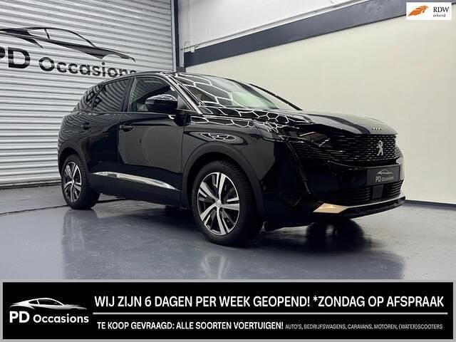 Zwart Gebruikt 2022 Peugeot 3008 Allure SUV | € 24.450 (Super prijs) - Afbeelding 1/4