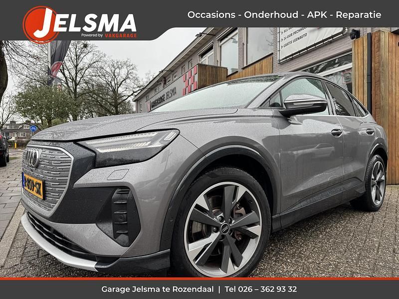 Grijs Occasion 2022 Audi Q4 e-tron Advanced Plus SUV | € 33.000 (Super prijs) - Afbeelding 1/4