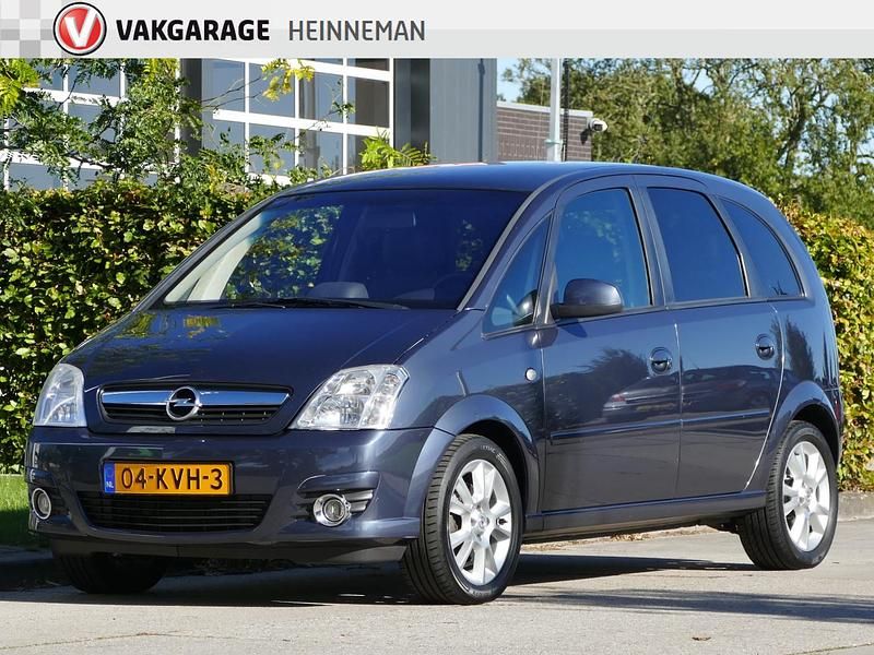 Blauw Occasion 2010 Opel Meriva Cosmo MPV | € 2.950 (Duur) - Afbeelding 1/4