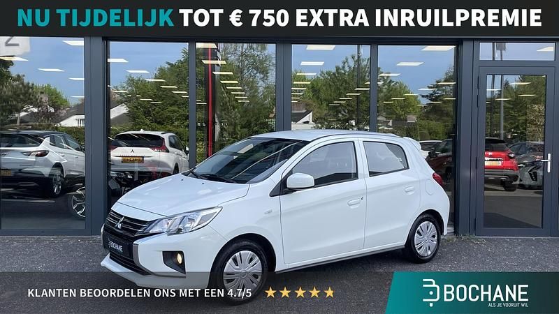 Wit Gebruikt 2024 Mitsubishi Space Star Hatchback | € 14.695 (Iets duurder) - Afbeelding 1/4