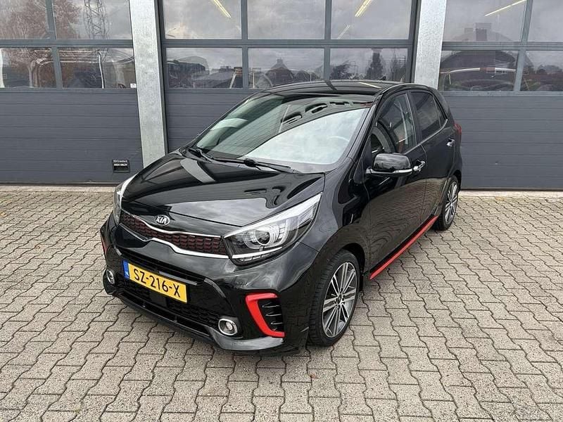 Zwart Gebruikt 2018 Kia Picanto GT-Line Hatchback | € 12.835 (Eerlijke prijs) - Afbeelding 1/4