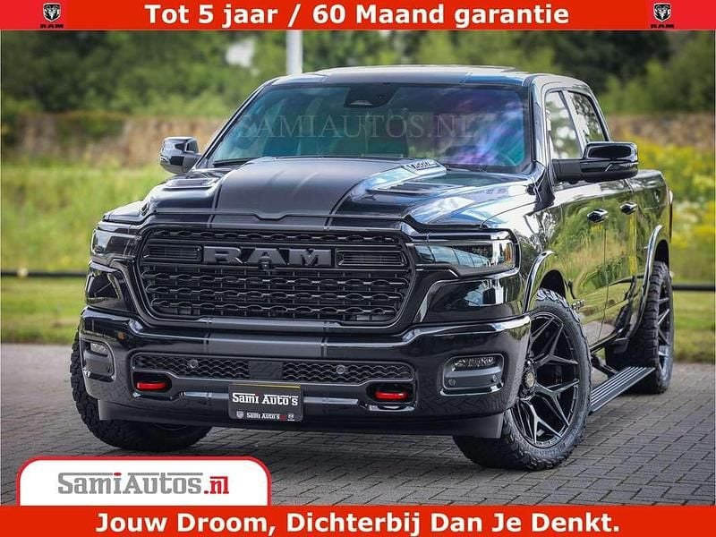 Zwart Nieuw 2024 Dodge Ram Limited Pickup | € 93.950 (Eerlijke prijs) - Afbeelding 1/3