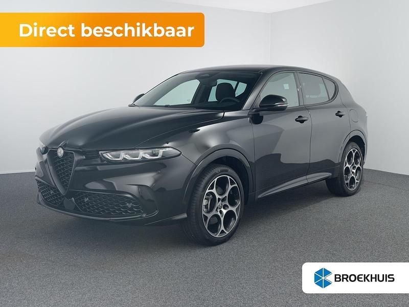 Zwart Nieuw 2025 Alfa Romeo Tonale Sprint SUV | € 44.952 (Goede deal) - Afbeelding 1/4