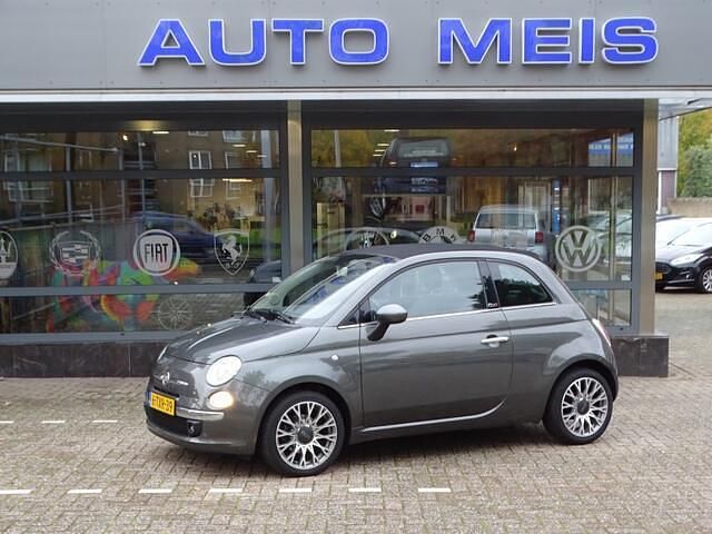Grijs Gebruikt 2014 Fiat 500C Lounge Cabriolet | € 8.495 (Eerlijke prijs) - Afbeelding 1/4