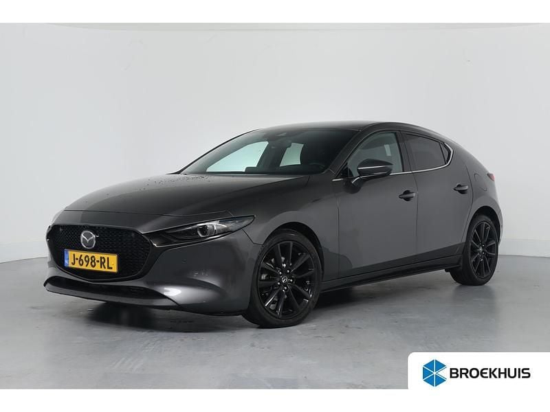 Grijs Gebruikt 2020 Mazda 3 Luxury Hatchback | € 25.395 (Eerlijke prijs) - Afbeelding 1/1