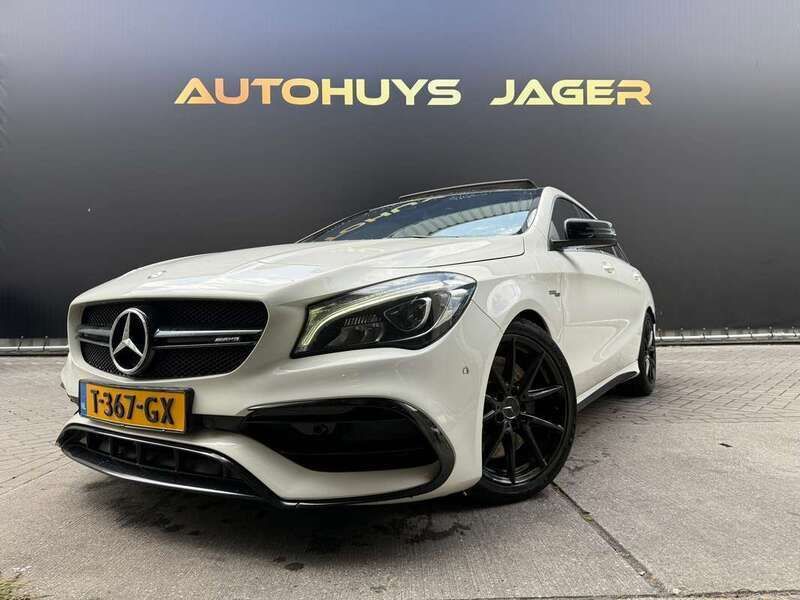 Wit, metallic lak Gebruikt 2016 Mercedes CLA45 AMG Shooting Brake AMG Stationwagen | € 25.950 (Eerlijke prijs) - Afbeelding 1/4