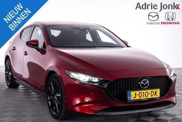 Rood Gebruikt 2020 Mazda 3 Luxury Hatchback | € 23.439 (Eerlijke prijs) - Afbeelding 1/4