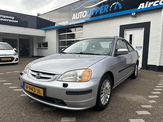 Grijs Gebruikt 2002 Honda Civic ES Coupé | € 2.450 (Eerlijke prijs) - Afbeelding 1/4
