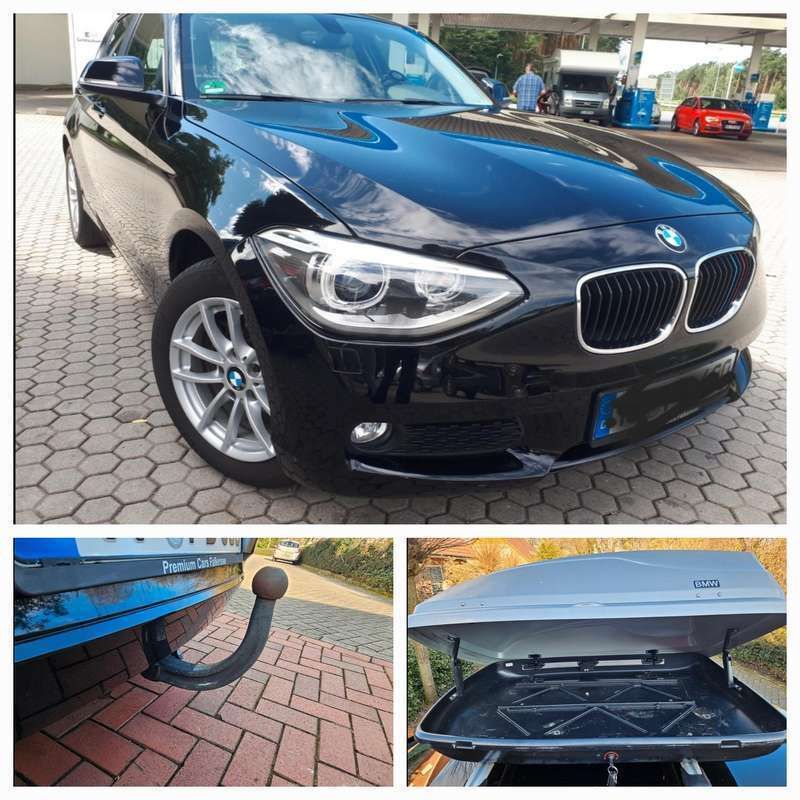 Zwart Gebruikt 2012 BMW 118 Hatchback | € 7.600 (Eerlijke prijs) - Afbeelding 1/4