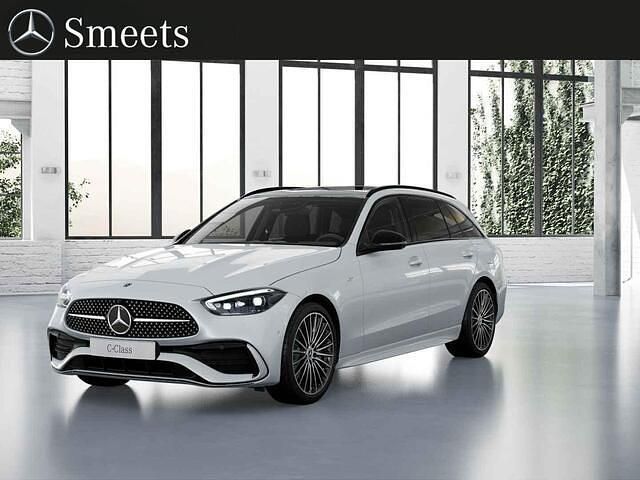 Wit Nieuw 2026 Mercedes C300 Business Stationwagen | € 75.348 - Afbeelding 1/4