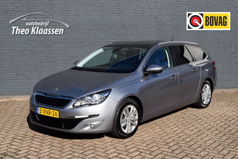 Grijs, metallic lak Gebruikt 2014 Peugeot 308 Stationwagen | € 12.950 (Iets duurder) - Afbeelding 1/4