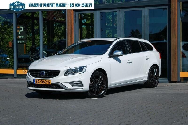 Wit Gebruikt 2014 Volvo V60 R-Design Stationwagen | € 12.994 (Goede deal) - Afbeelding 1/3