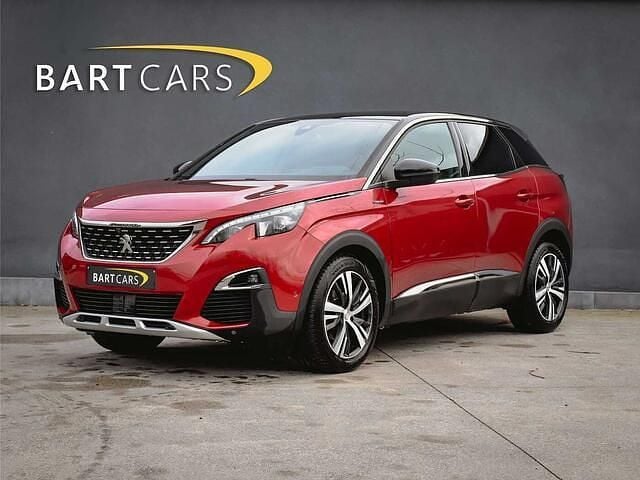 Rood Occasion 2017 Peugeot 3008 GT-line SUV | € 14.600 (Super prijs) - Afbeelding 1/4