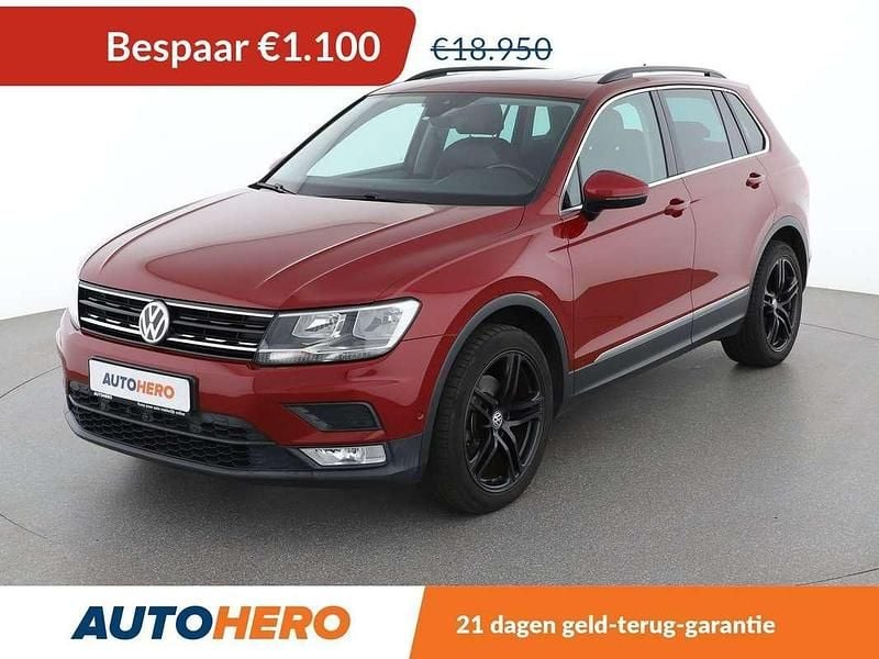 Rood Gebruikt 2016 VW Tiguan Comfortline SUV | € 18.049 (Goede deal) - Afbeelding 1/3