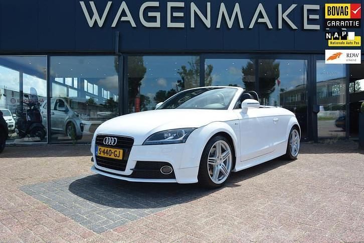 Occasion Audi TT Roadster Proline 161 PK (118 kW) 2014 Wit, metallic lak Cabriolet