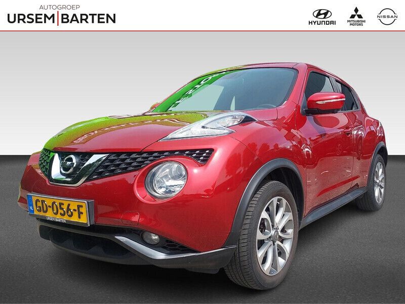Rood Gebruikt 2015 Nissan Juke S SUV | € 10.930 (Eerlijke prijs) - Afbeelding 1/4