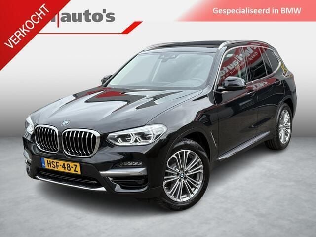 Zwart Gebruikt 2021 BMW X3 Luxury Line SUV | € 44.999 (Super prijs) - Afbeelding 1/4
