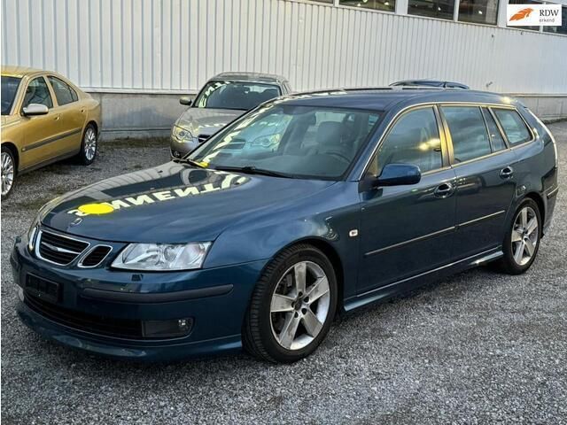 Blauw, metallic lak Gebruikt 2007 Saab 9-3 Aero Stationwagen | € 9.999 (Eerlijke prijs) - Afbeelding 1/4