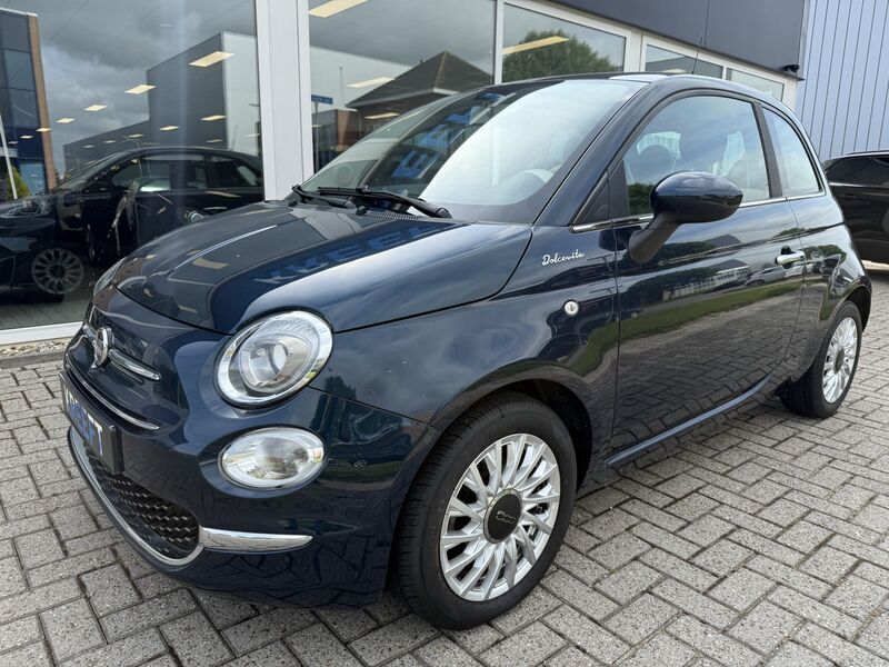 Blauw Gebruikt 2021 Fiat 500 Launch Edition Hatchback | € 13.950 (Eerlijke prijs) - Afbeelding 1/4