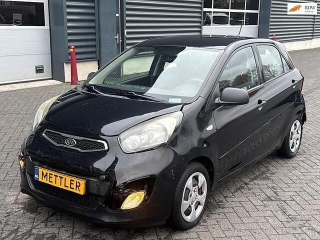 Zwart Occasion 2012 Kia Picanto Comfort Hatchback | € 2.750 (Super prijs) - Afbeelding 1/4