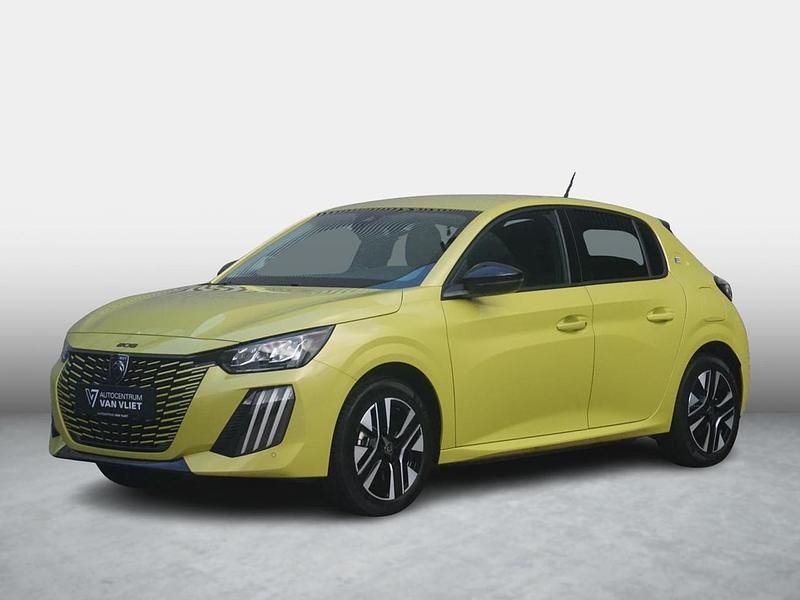Geel Gebruikt 2024 Peugeot e-208 Style Hatchback | € 21.889 (Eerlijke prijs) - Afbeelding 1/1
